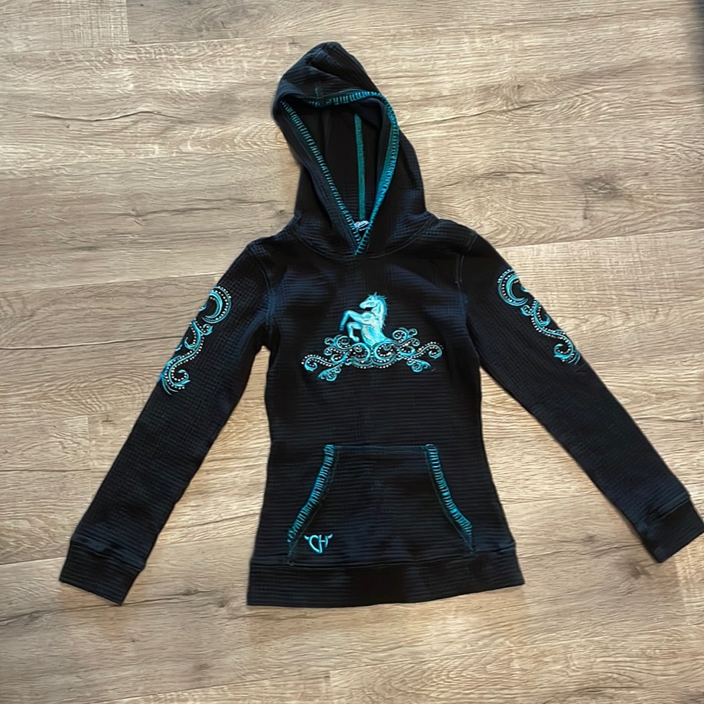 Cowgirl hardware sweatshirt, girls 10-12!
